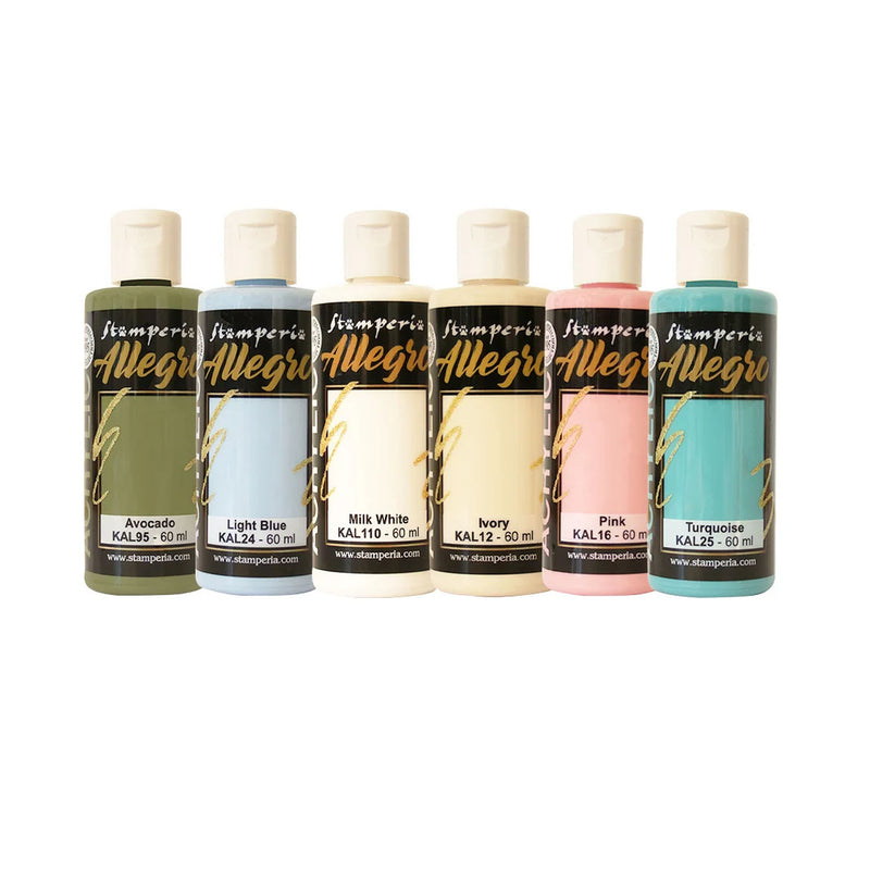 Stamperia Allegro Acrylic Paint Set of 6 – Cozy Family