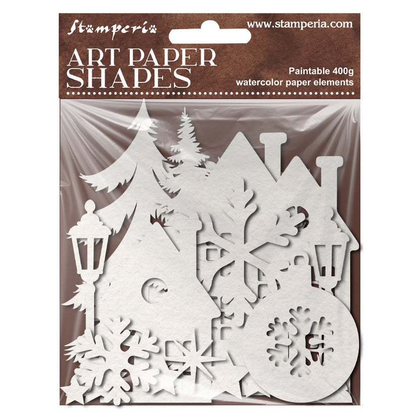 Stamperia Christmas Laser Cut Paper Shapes