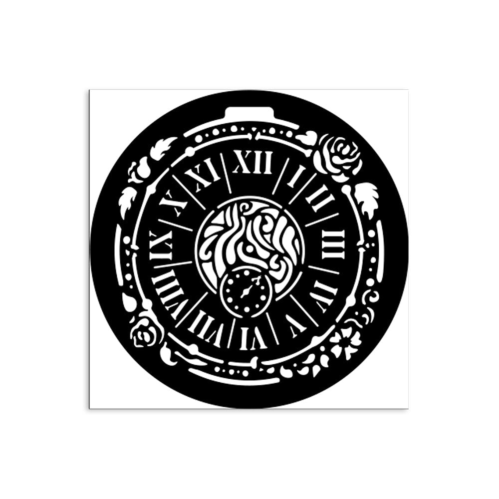 Stamperia - stencils   - House of Roses - Clock