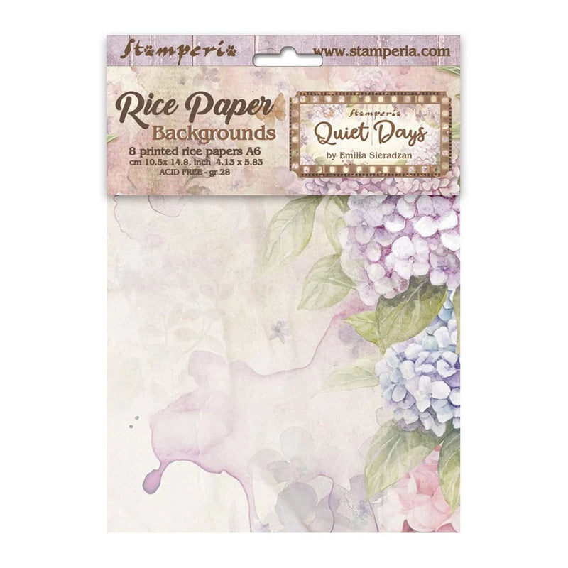 Stamperia - Rice Papers   Backgrounds  - Quiet Days