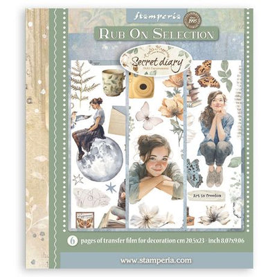 Stamperia - Rub onSelection  - Secret Diary