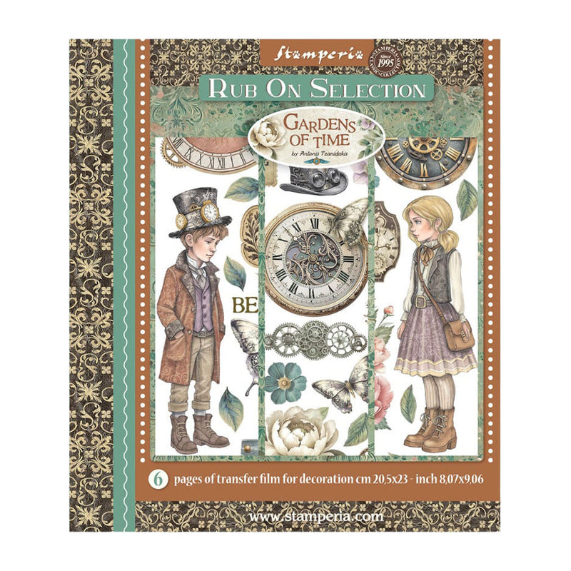 Stamperia -Rub Ons   - Garden of Time  Selection of Rubons