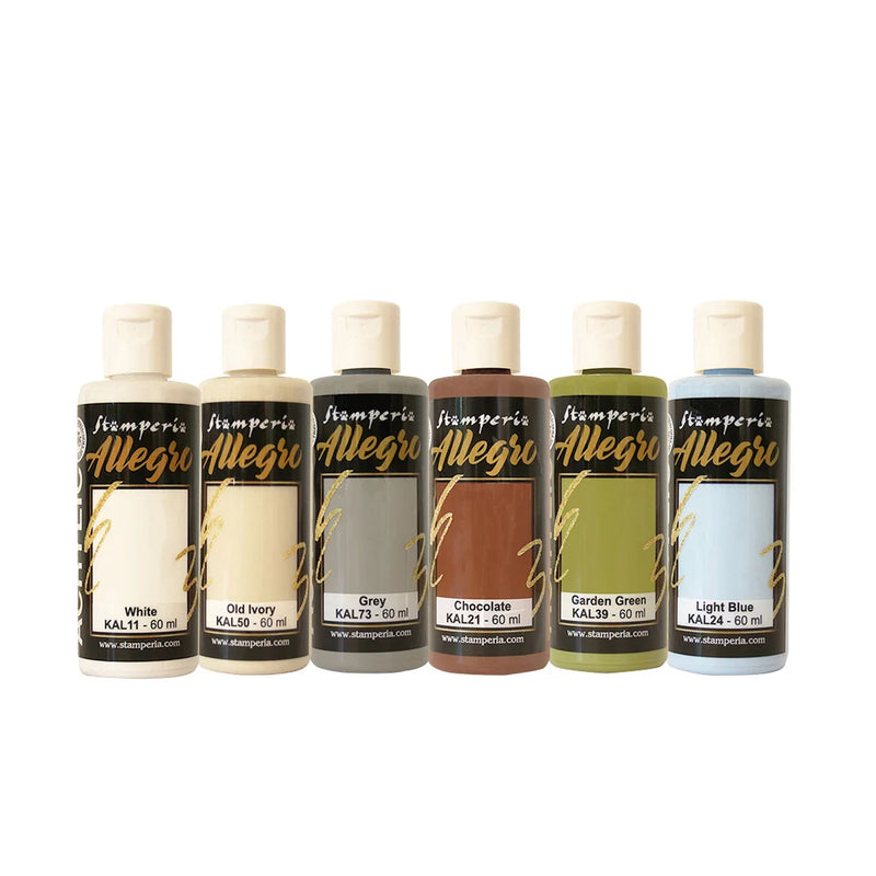 Stamperia - New Begining Allegro paint selection