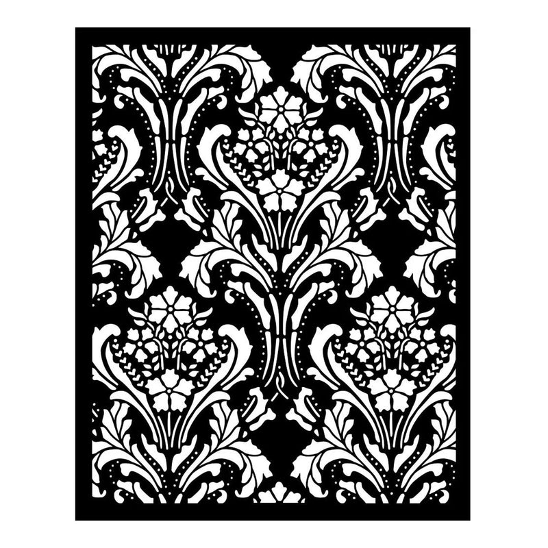 Stamperia - Stencil     - Quiet Days - Baroque Tapestry