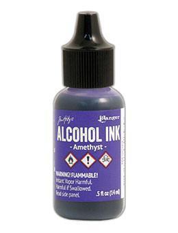 Alcohol Ink - Amythest
