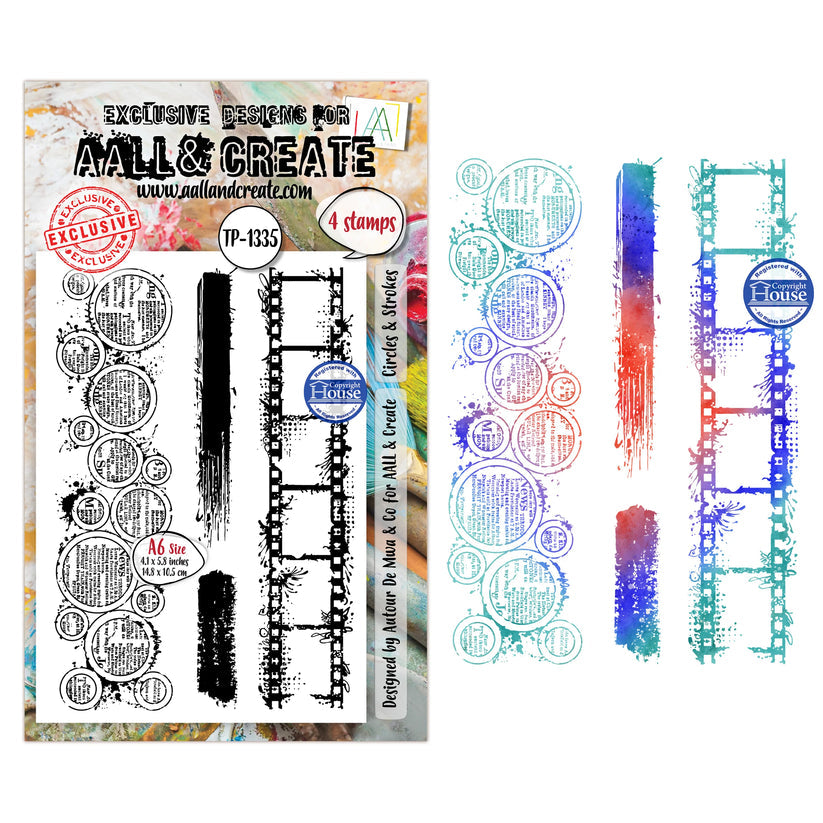AALL & CREATE -Stamp - Circles and strokes