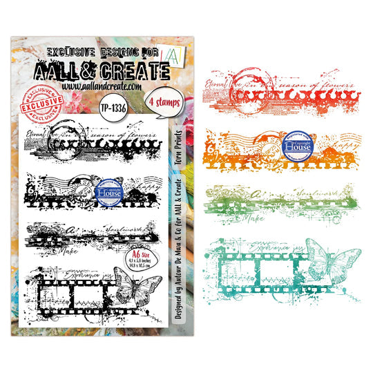 AALL & Create Stamp Torn Prints