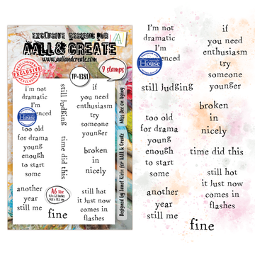 AALL & Create TP-1381 Miss Dee on aging