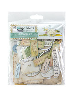 49 and Market – The Quiet Observer – Chipboard Set