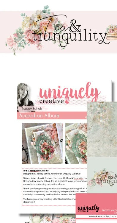 Tea & Tranquility Accordion Album Class Kit – Uniquely Creative