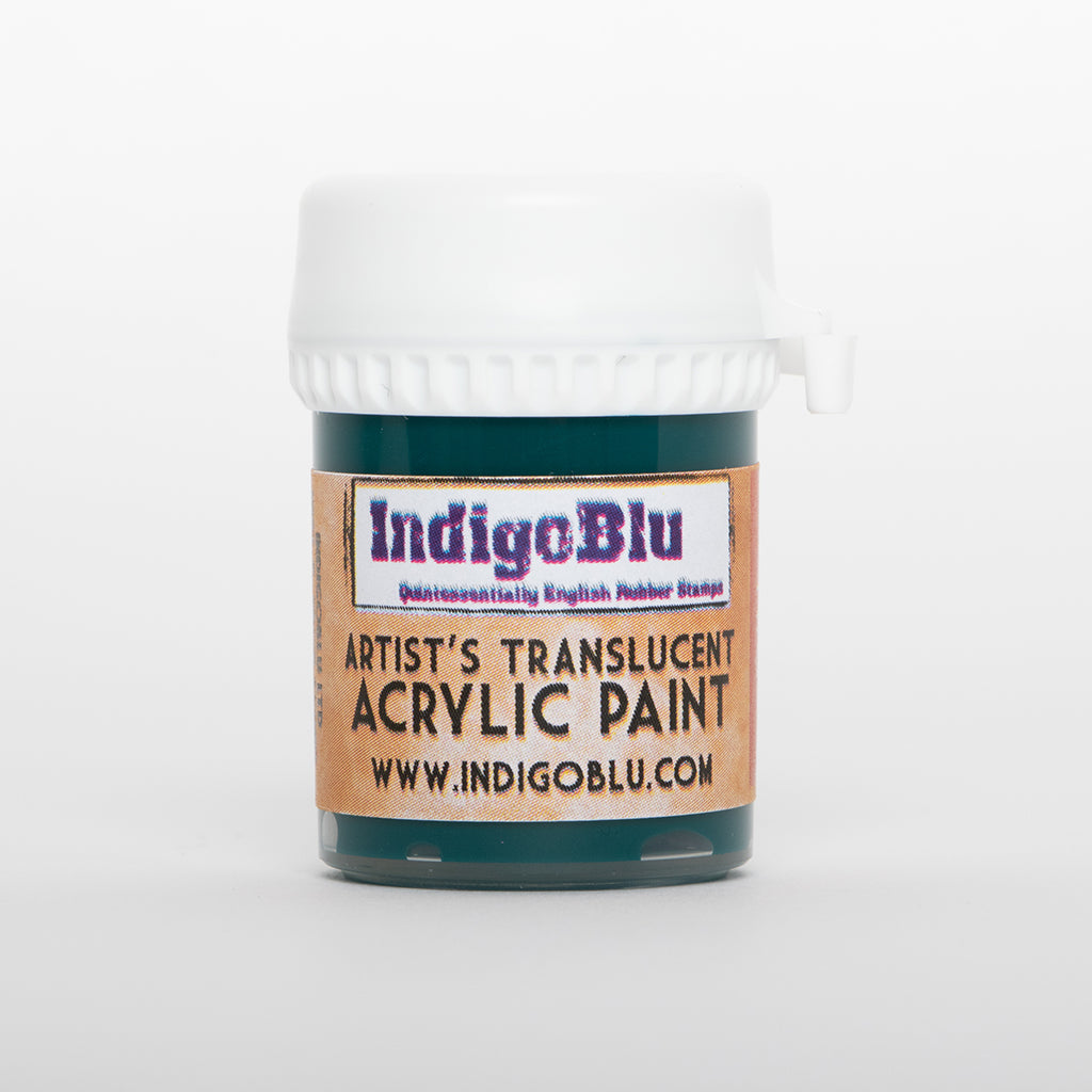 IndigoBlu   Artists - Translucent    Acrylic Paint Teal for Two