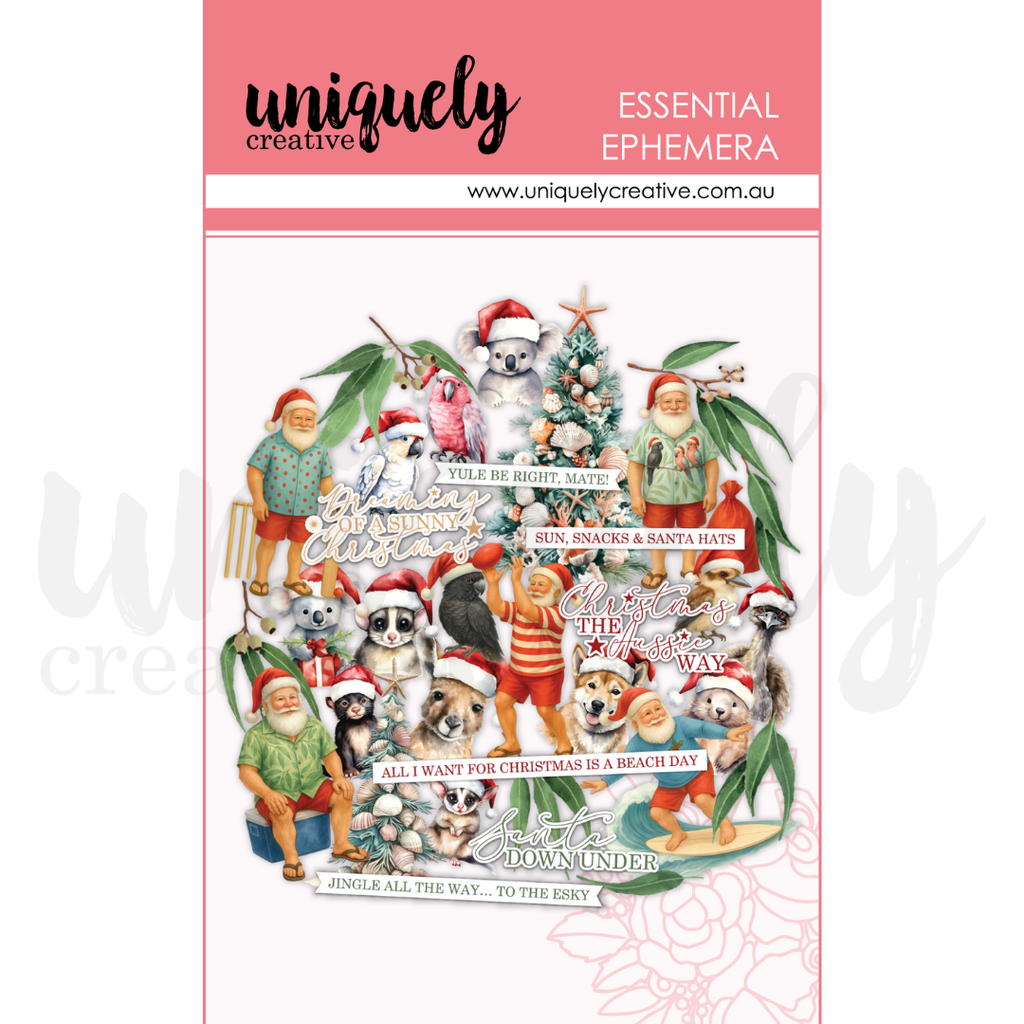 Uniquely Creative - Home for Christmas Aussie Ephemera