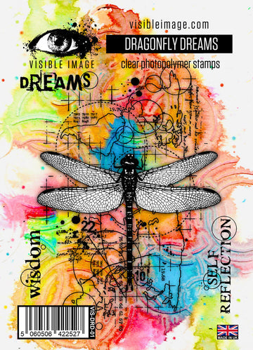 Visible Image - A6 Stamp - Dragonfly Dreams