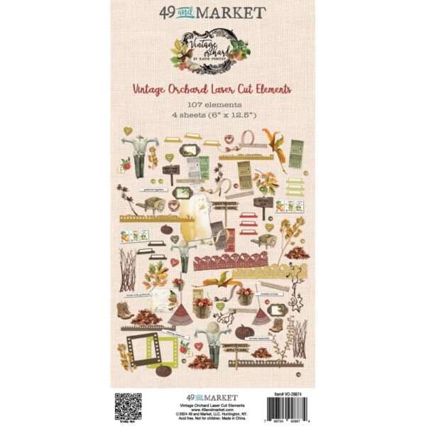 49 and Market  Vintage Orchard Laser Cut Elements