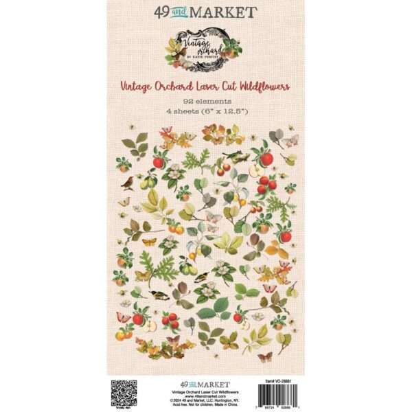 49 and Market  Vintage Orchard  WildFlower Laser cut