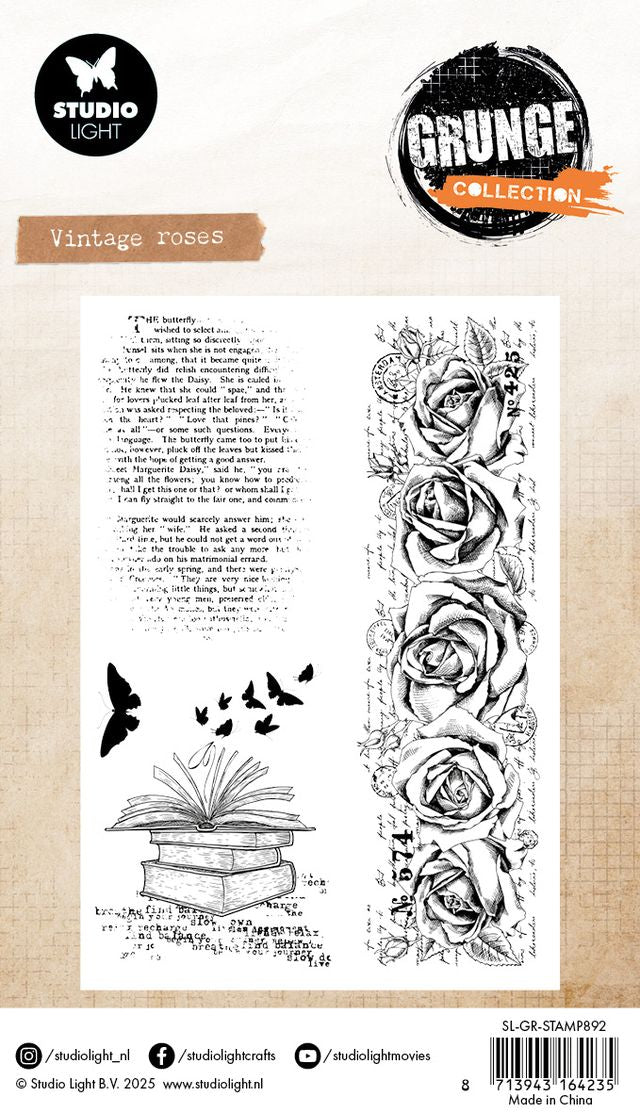 Studio Light - Grunge Collection -  Vintage Roses