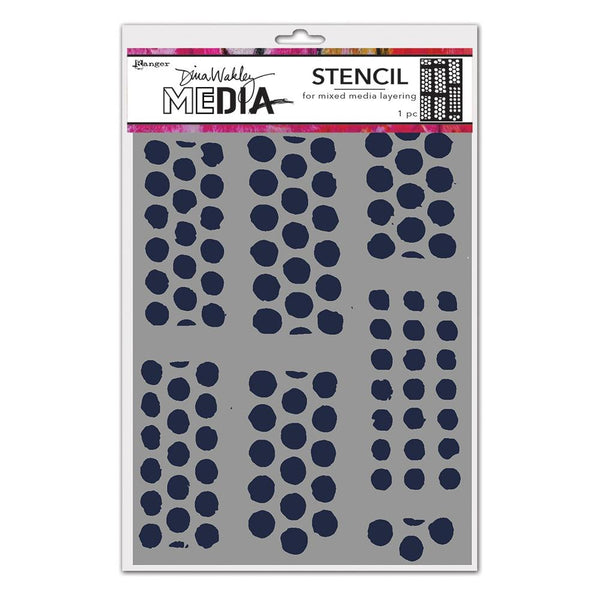 Dina Wakley Media - Stencil - Dotted Tape