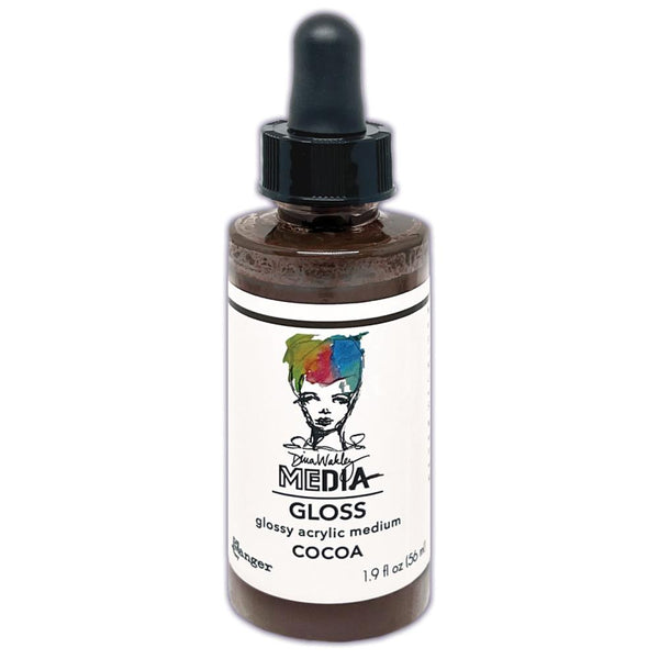 Dina Wakley Media - Gloss Acrylic Cocoa