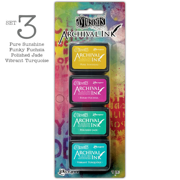 Dylusions - Archival Mini Ink Pads - Set 3