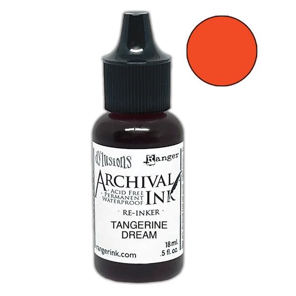 Dylusions - Archival Ink Reinker 18ml Bottle - Tangerine Dream