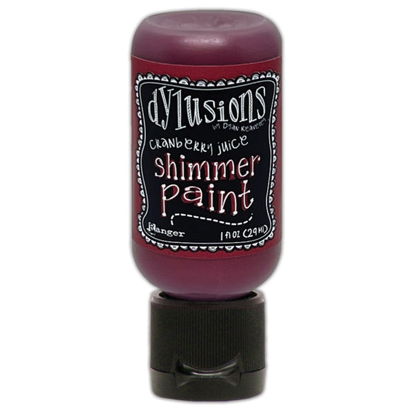 dylusions   Shimmer Paint Cranberry Juice