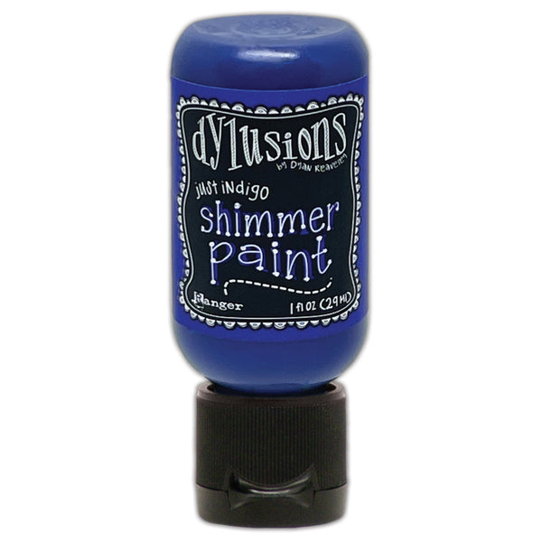 dylusions   Shimmer Paint Just Indigo