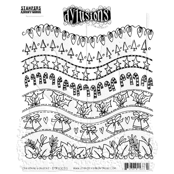 Dylusion stamps - Christmas Borders