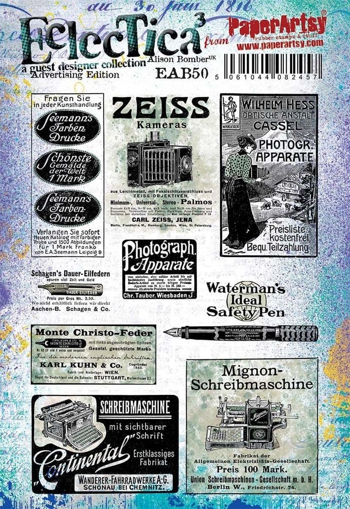 PaperArtsy - Stamp -  Advertising Edition