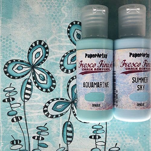 PaperArtsy Fresco Finish -  Aquamarine