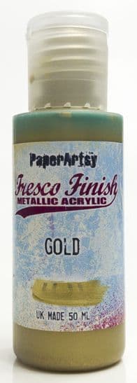 PaperArtsy Fresco Finish - Gold Metalic