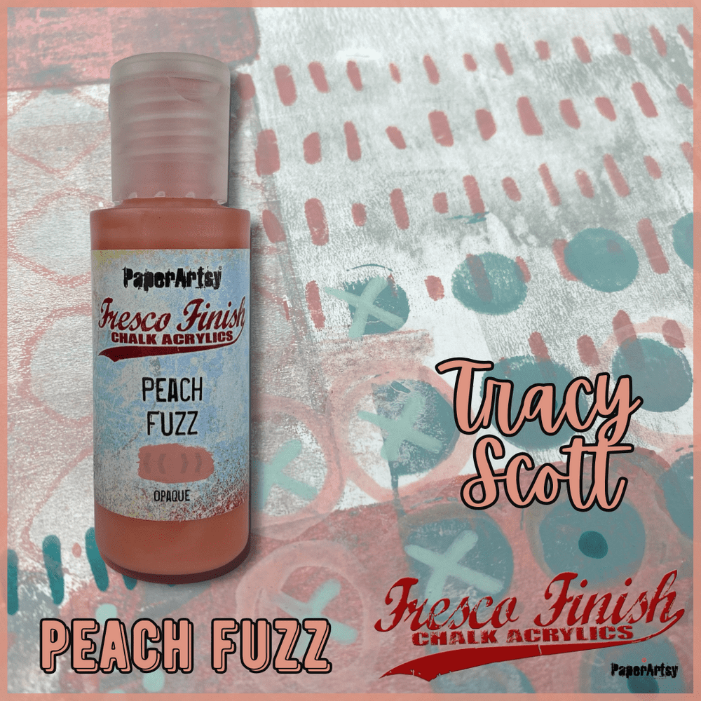 PaperArtsy TRACY SCOTT - PEACH FUZZ