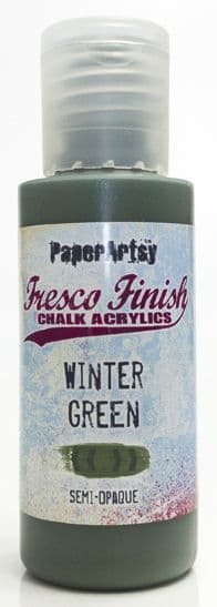 PaperArtsy- Fresco Finish Paint   - Winter Green