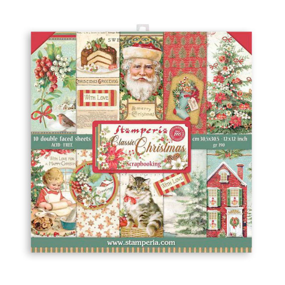Stamperia - 12 x 12 collection Classic Christmas