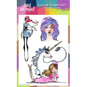 Jane Davenport -  Clear Stamp Set - Dreamy Days