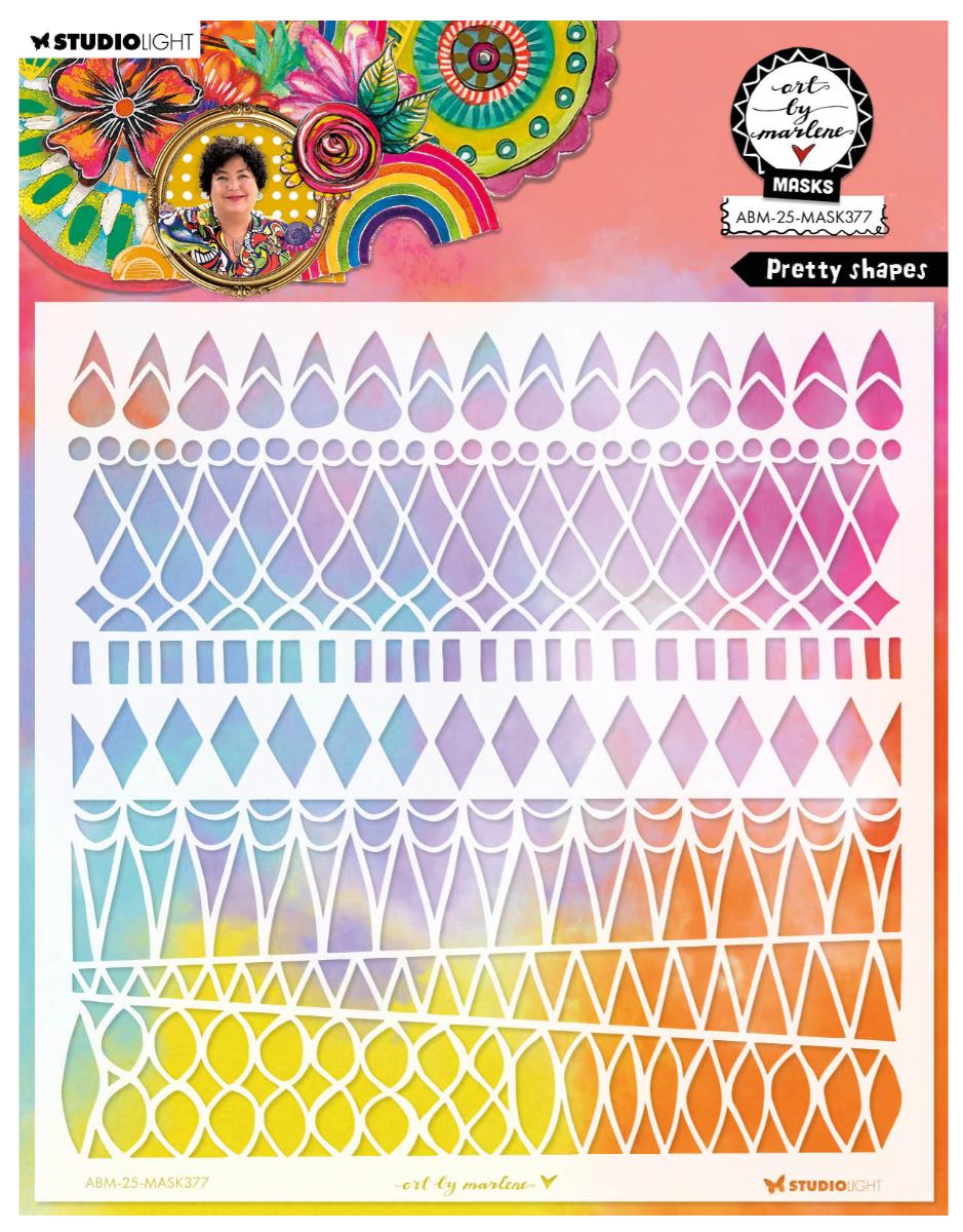 Art By Marlene - Mask - Pretty Shapes