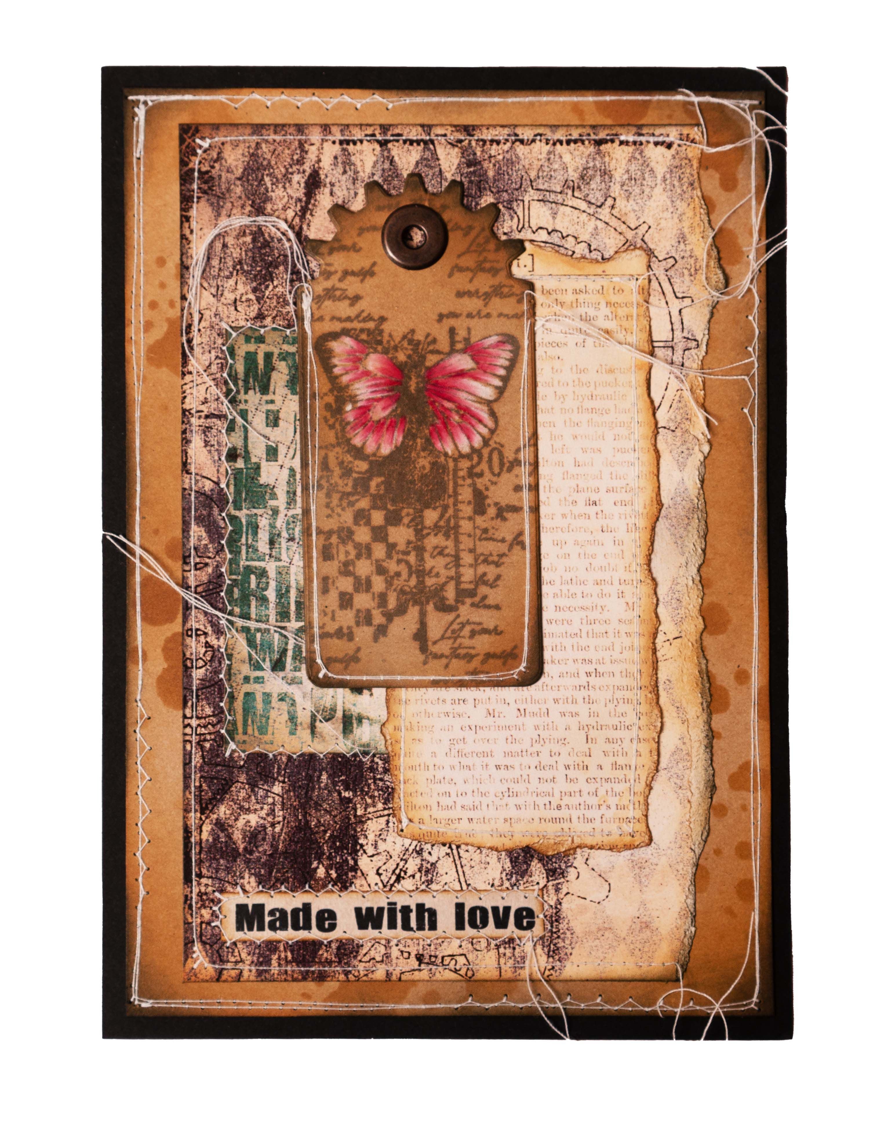 Studio Light Grunge Collection -  Stamp Sewing Inventions