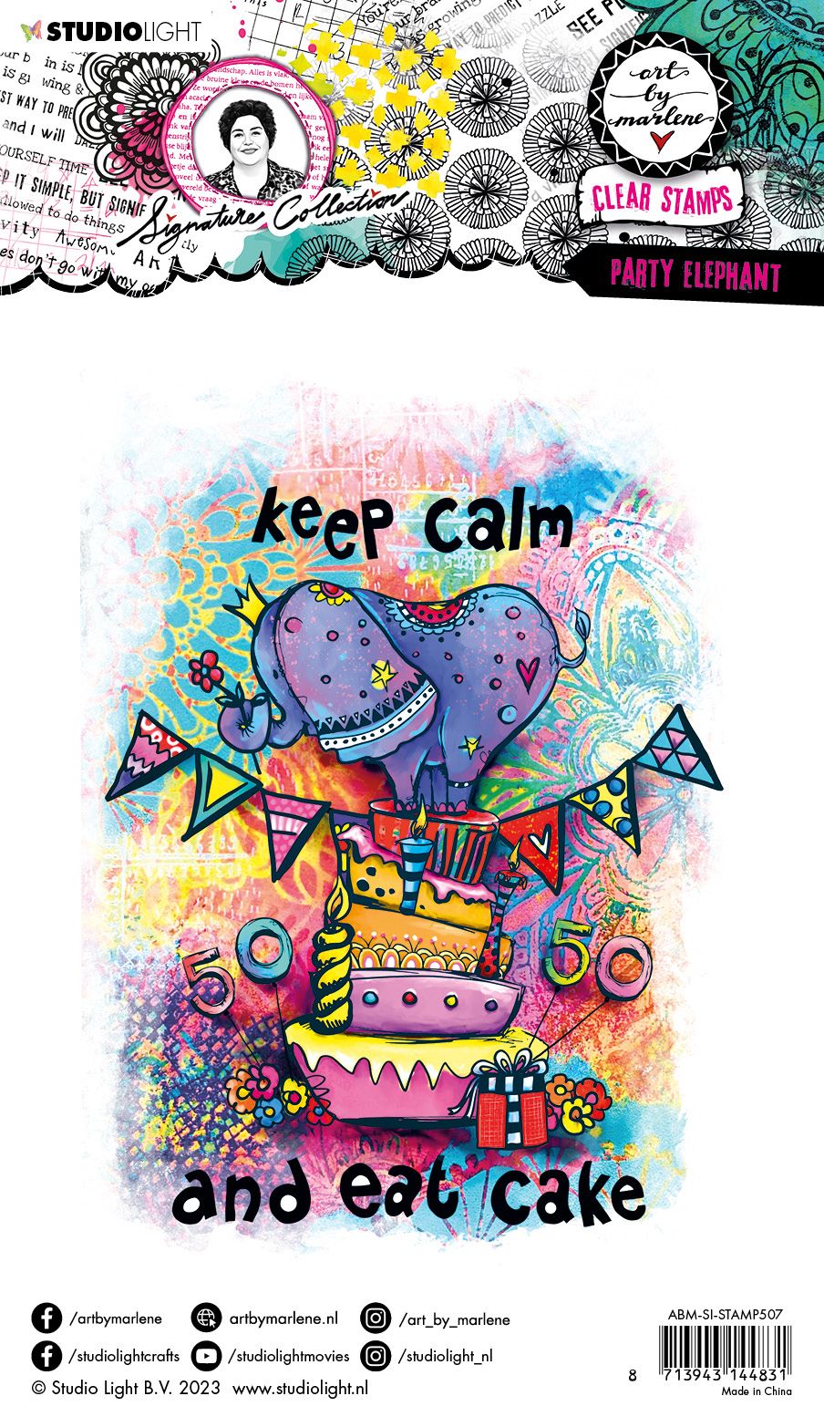 Art By Marlene - Clear Stamp - Keep Calm