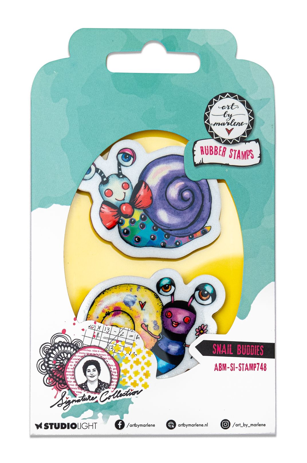 Art By Marlene - Rubber Stamps Snail Buddies