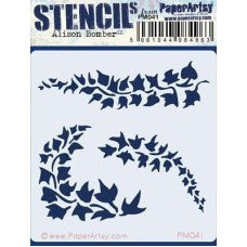 PaperArtsy Alison Bomber Mini Stencil 041 - Trailing Ivy