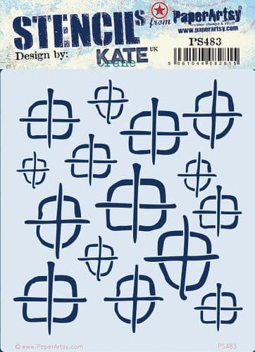 PaperArtsy  Kate Crane PS483  Stencil