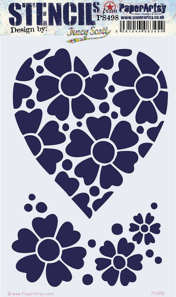 PaperArtsy - Tracy Scott - Stencil PS498