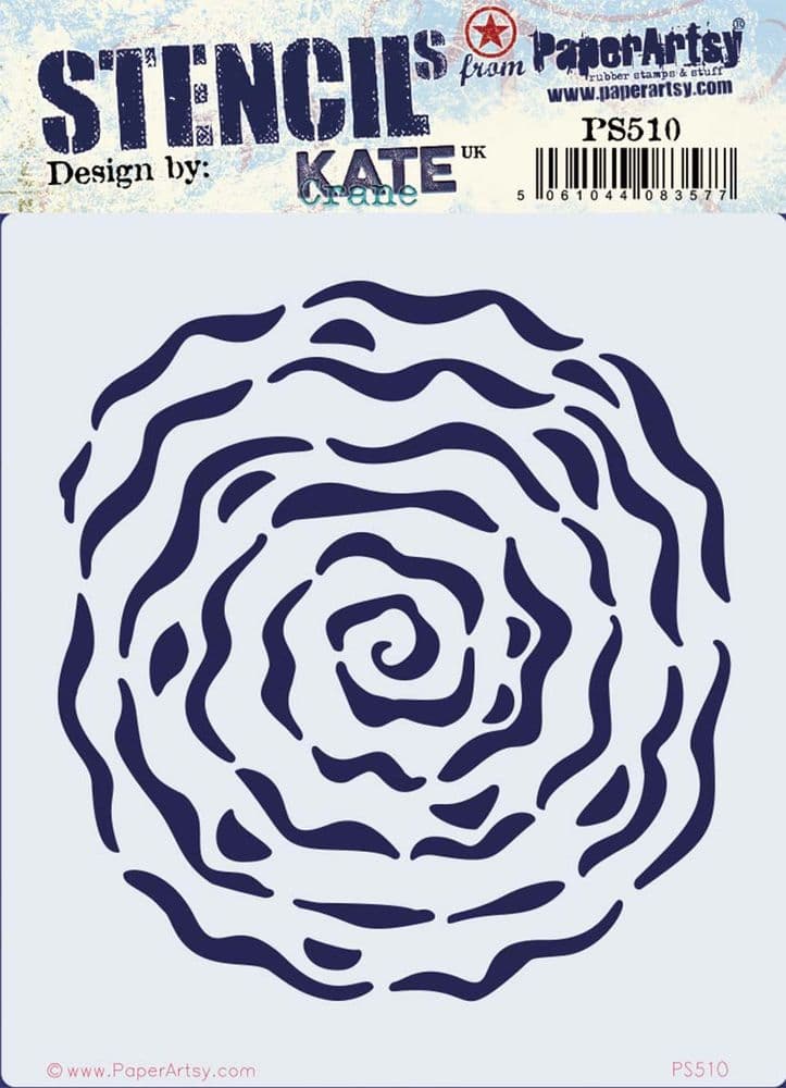 PaperArtsy- stencil - Kate Crane 510
