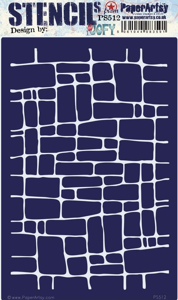 PaperArtsy -  PA Jofy Stencil 512