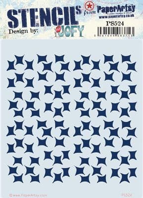 PaperArtsy JOFY Stencil PS524 – Geometric Star Repeat