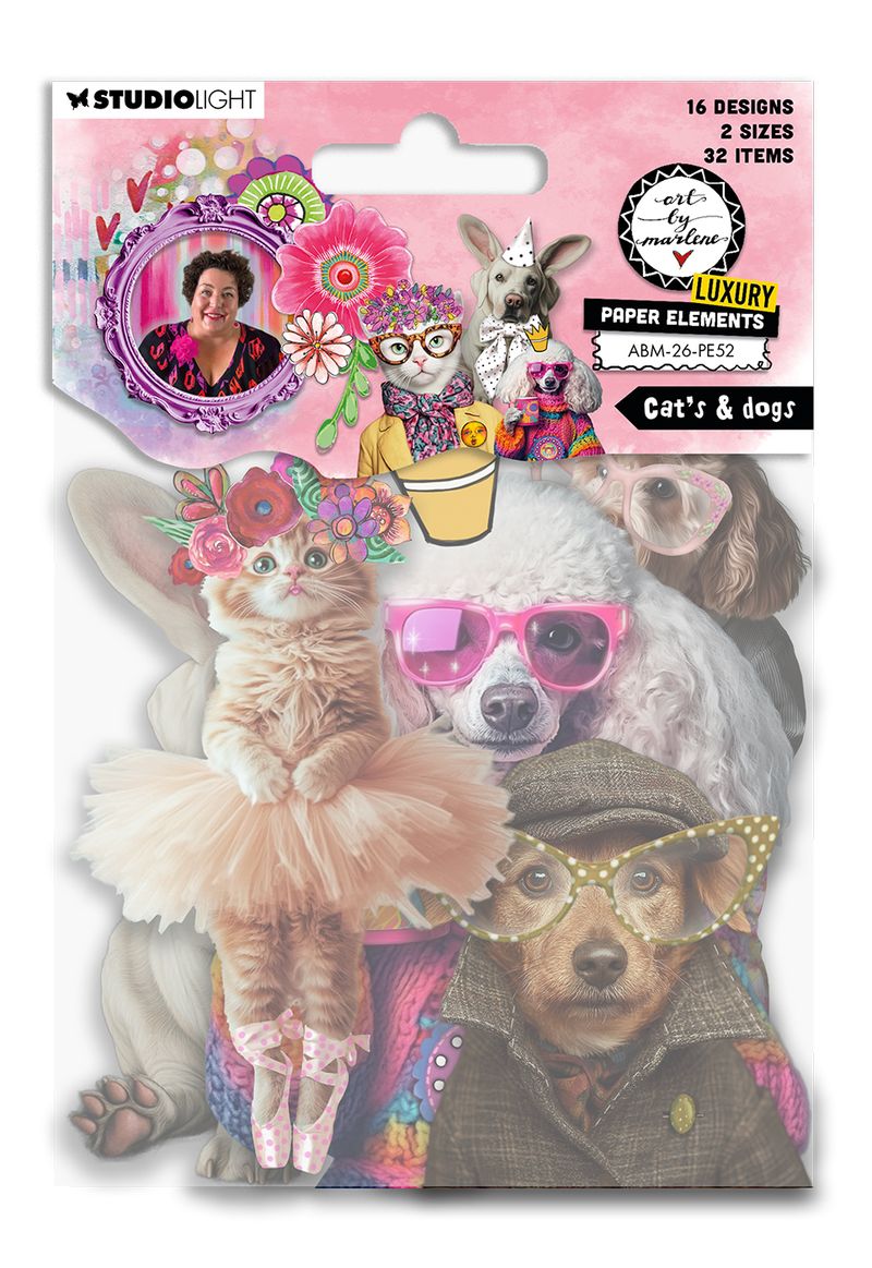 Art By Marlene - Paper Elements  Cat's & Dogs