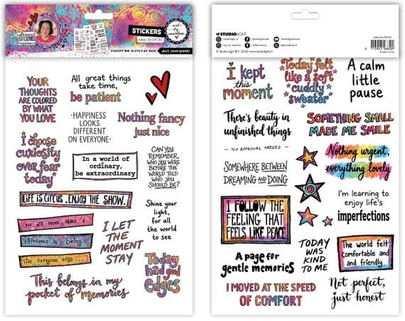 Art by Marlene ABM-26-STIC85 Just Some Quotes Sticker Sheets Nr. 85