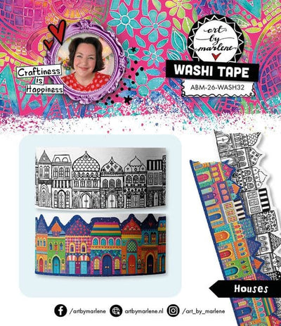 Art by Marlene  Washi Tape Nr. 32 Houses