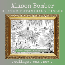 PaperArtsy Alison Bomber Winter Botanicals Printed Tissue