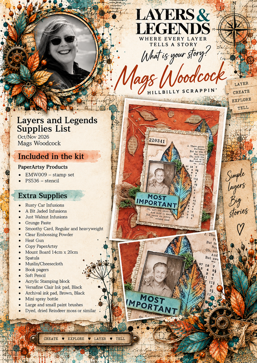 Layers and Legends - Mags Woodcock