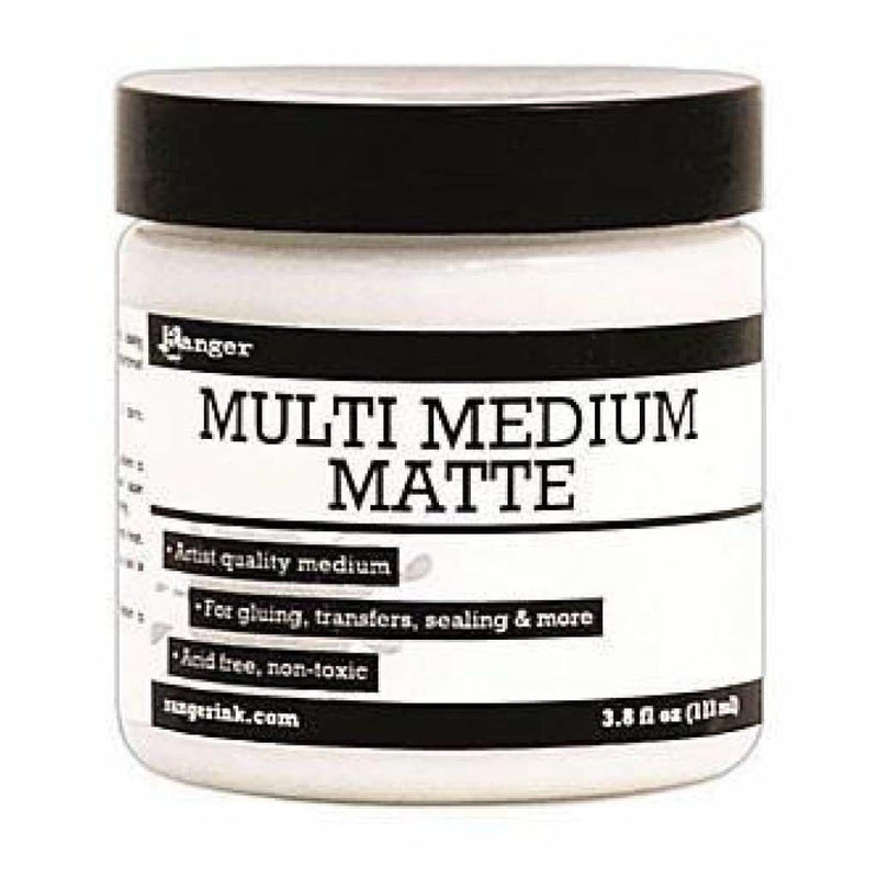 Ranger Multi Medium Matte 118 mL acid-free, non-toxic mixed-media craft medium in a jar